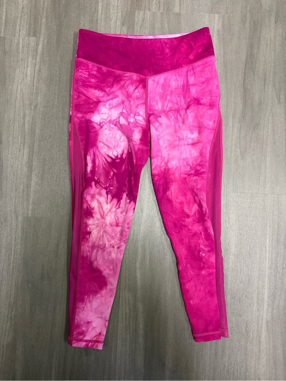 ZYIA Active women’s size 6-8 Hot Pink Tie-Dye Performance Leggings